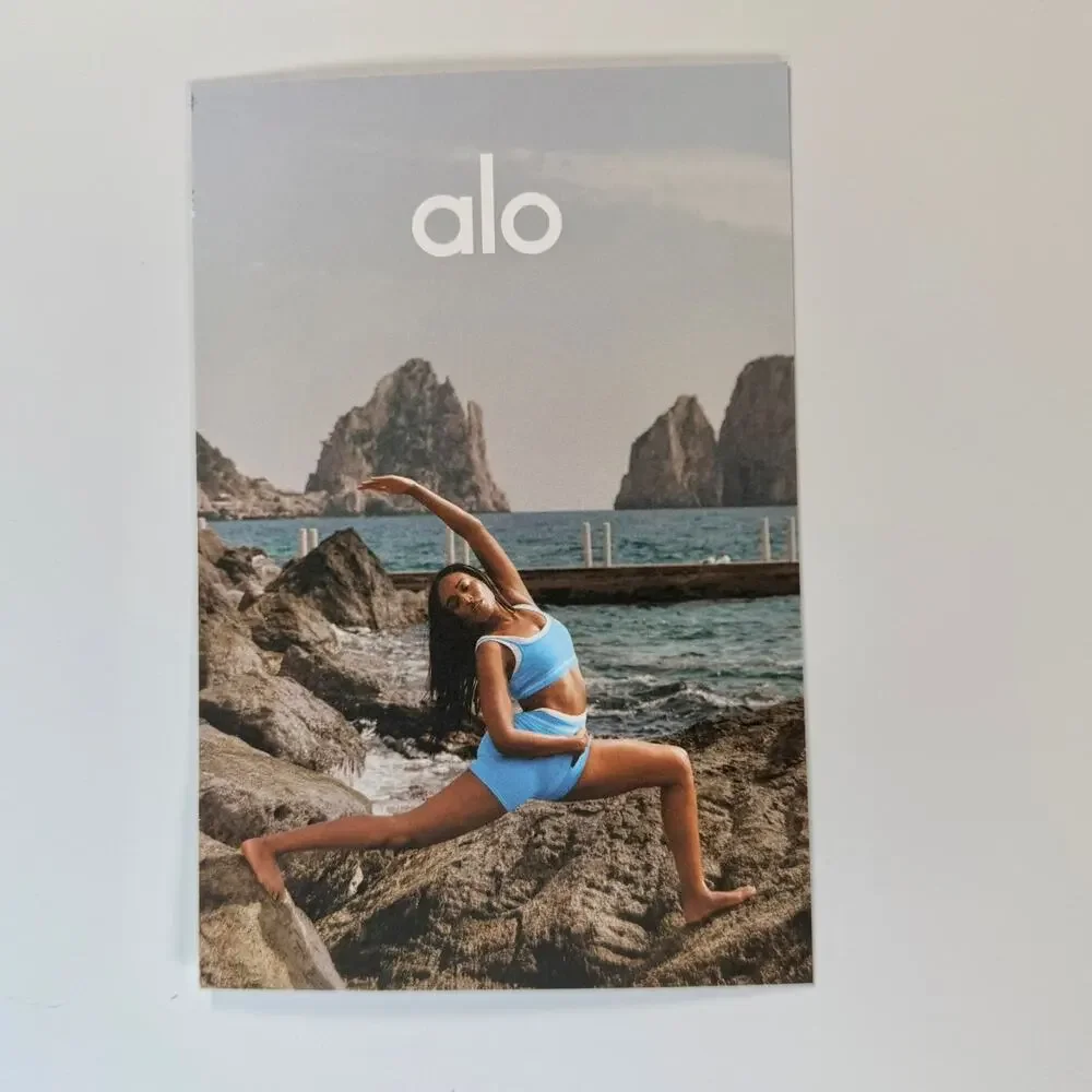 Alo Yoga The Summer Edit 2026 Catalog Magazine Post Card Athleisure Fitness New